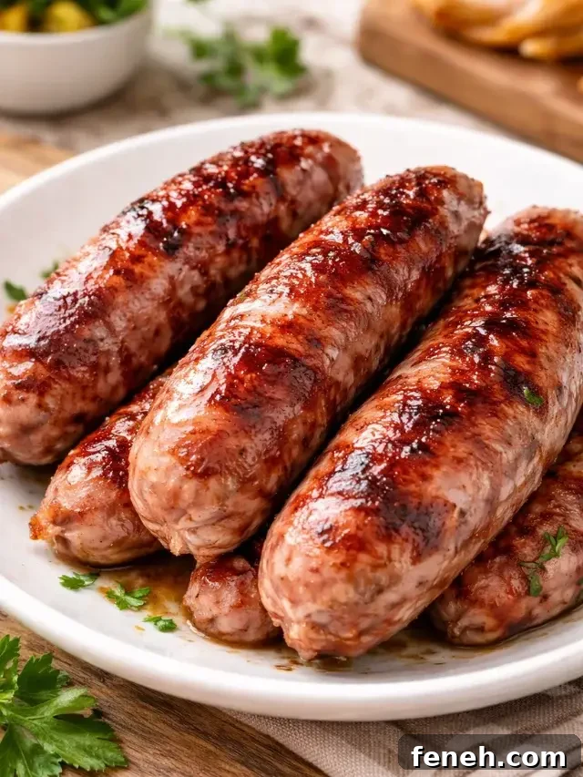 Air-Fry Chicken Sausage