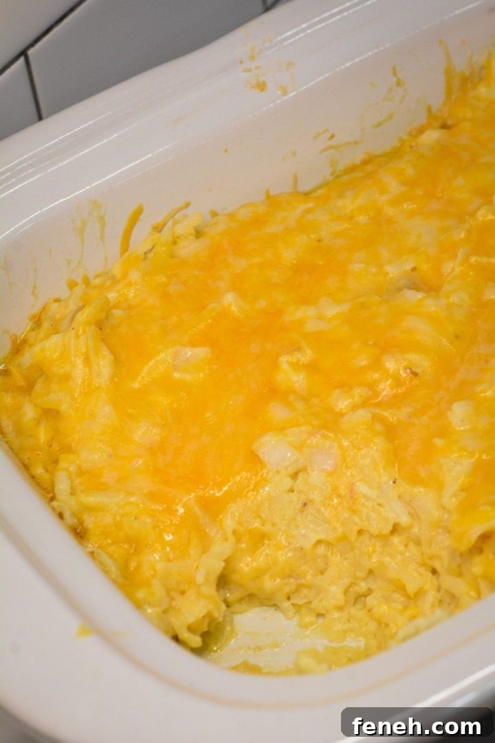 Deliciously cheesy and creamy, this Crock Pot Hash Brown Casserole is the ultimate comfort food! Perfect for breakfast, brunch, or dinner, it’s easy to make with just a few simple ingredients. Customize it with your favorite add-ins, and let the slow cooker do the work!