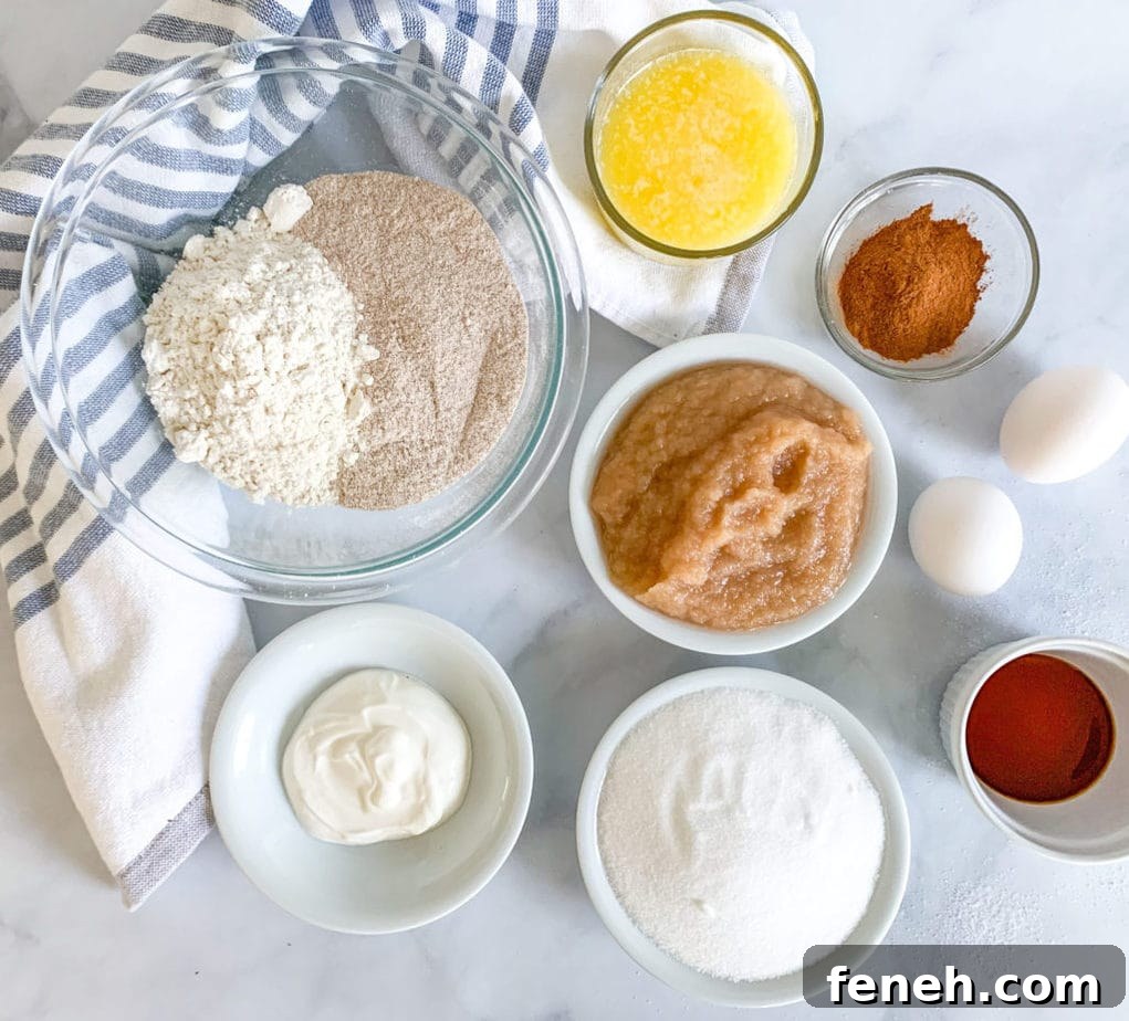 How to make Applesauce Donut Muffins
