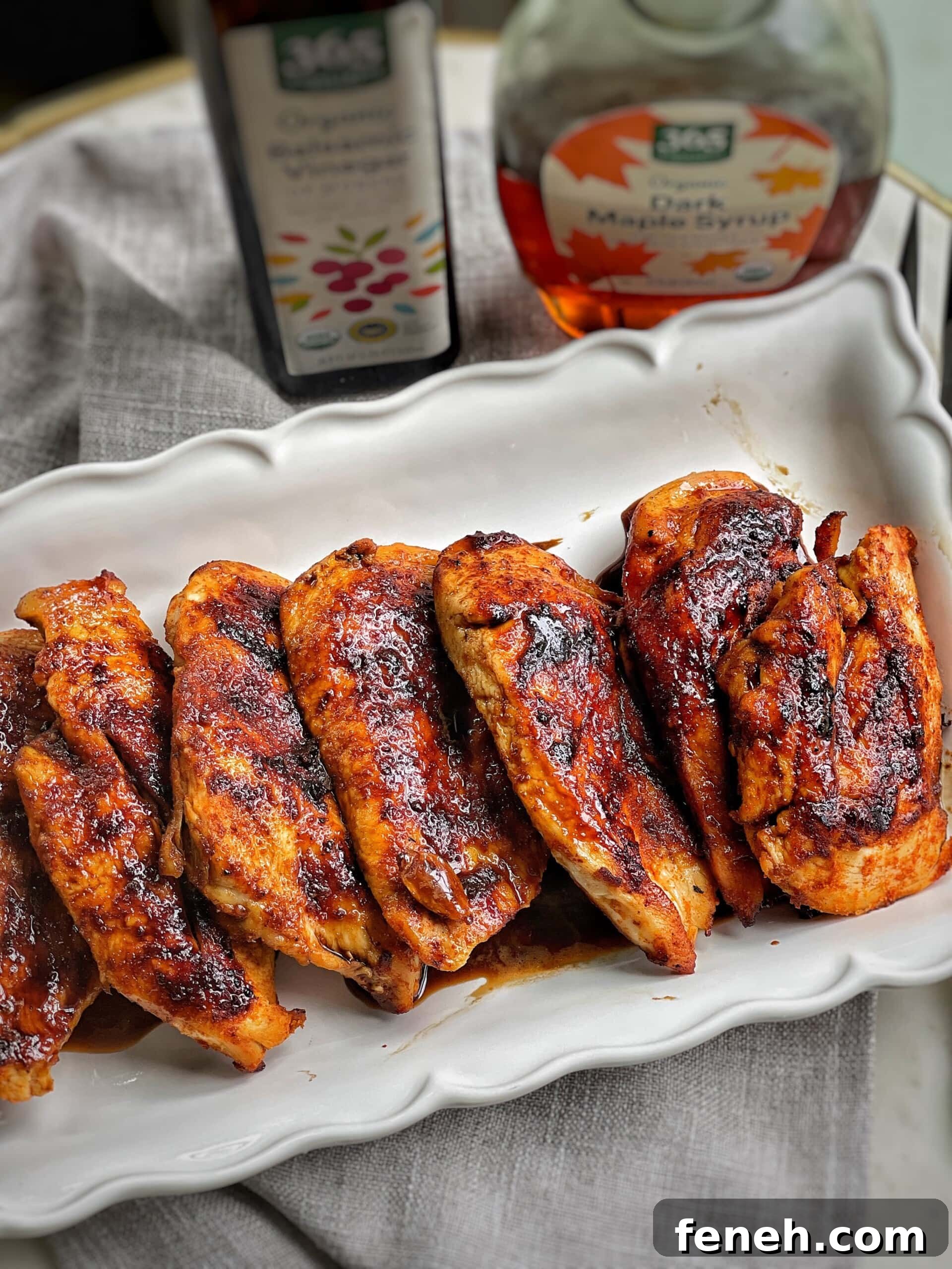 maple balsamic glazed chicken
