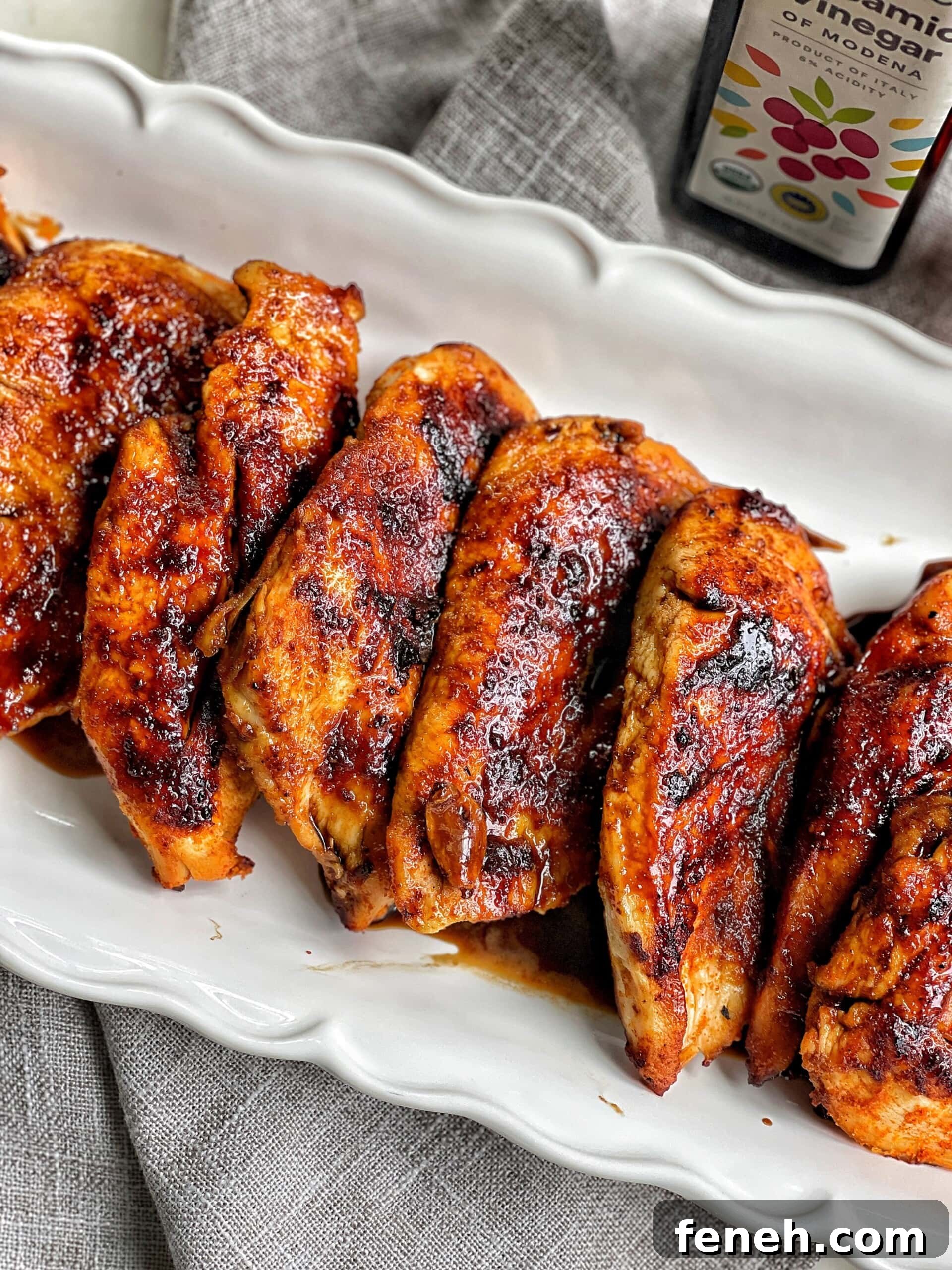 maple balsamic glazed chicken breast