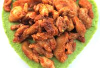 Asian-Style Chicken with Cauliflower and Broccoli Purée