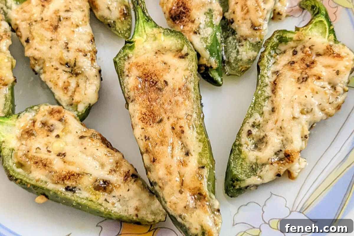 Jalapeno poppers on a plate