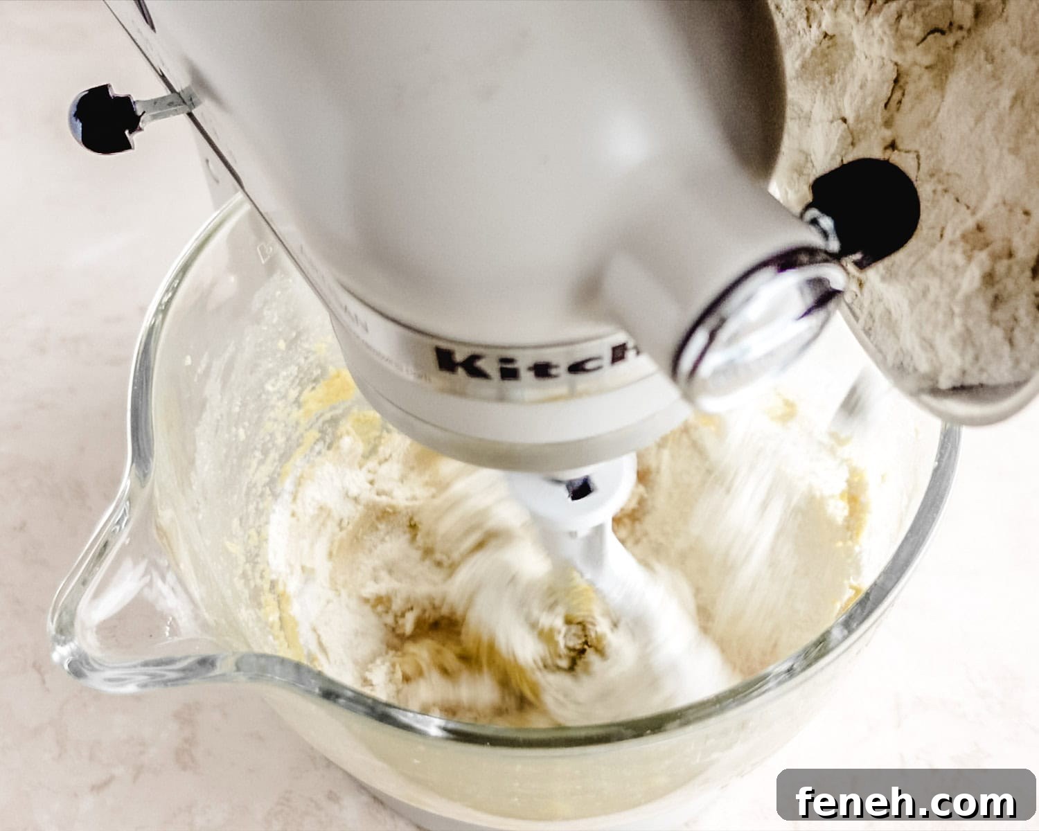 Add flour.