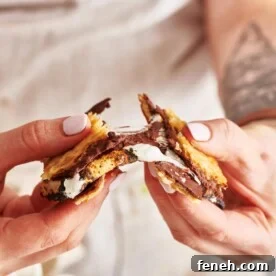 Chocolate Covered Caramelized Matzoh S’Mores