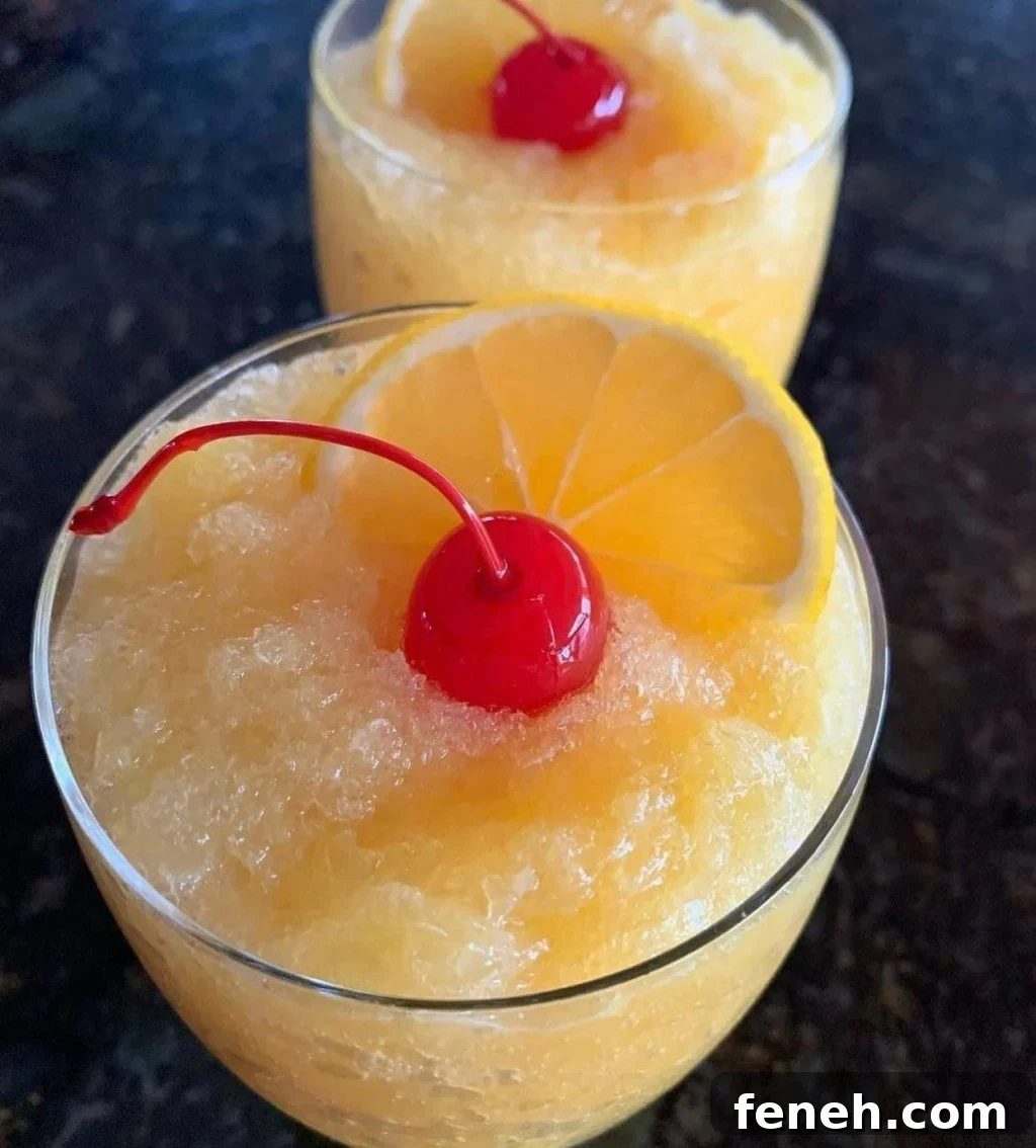 Two glasses of Wisconsin brandy slush