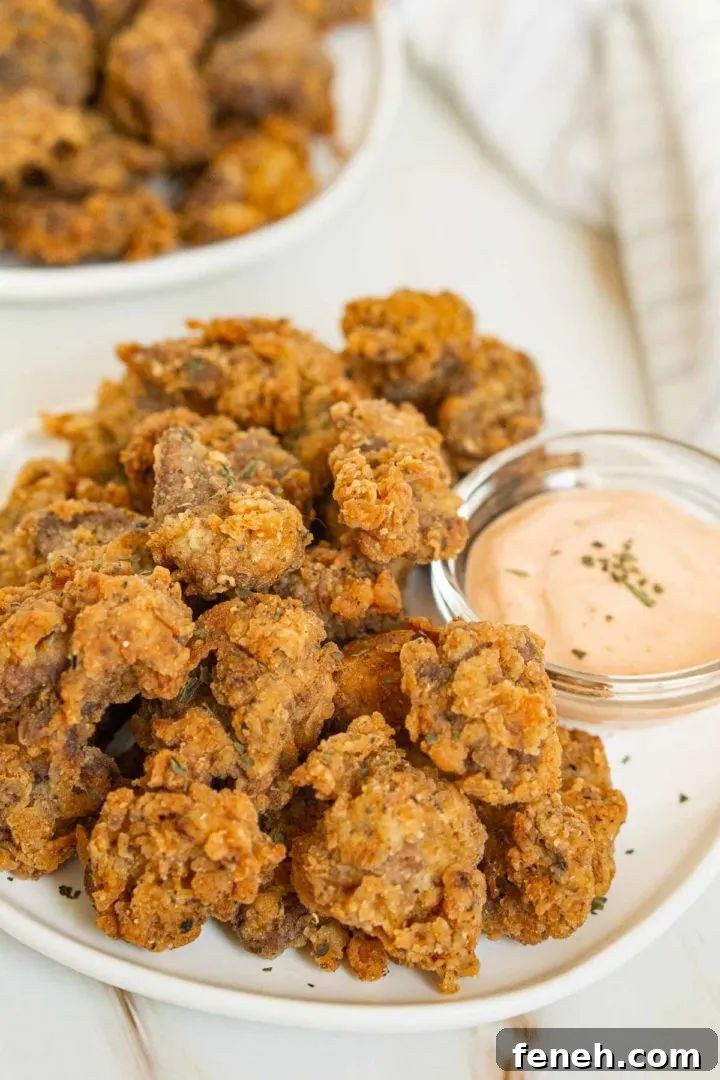 fried chicken hearts
