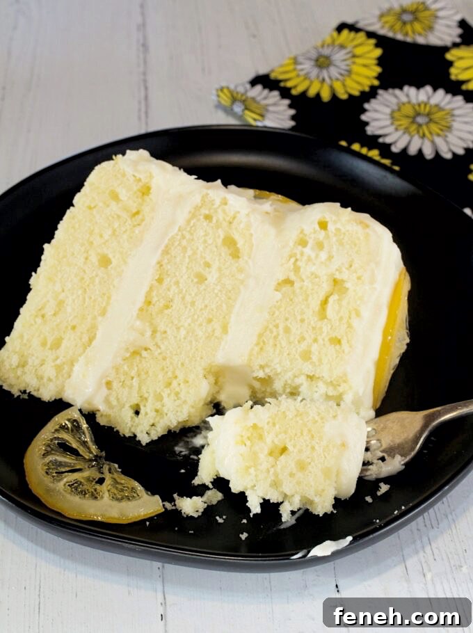 Lemon Layer Cake.