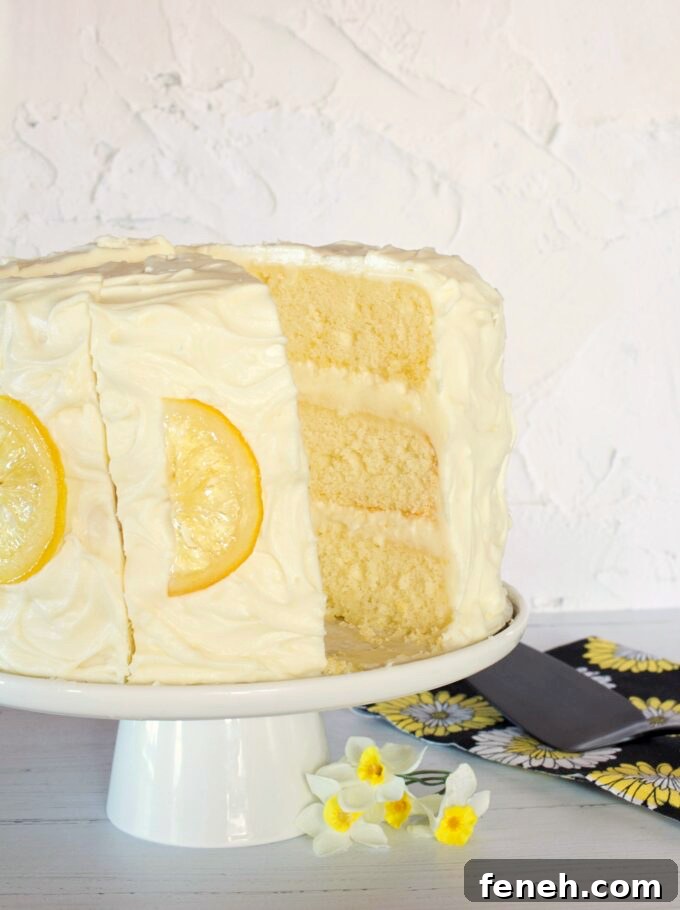 Lemon Layer Cake.