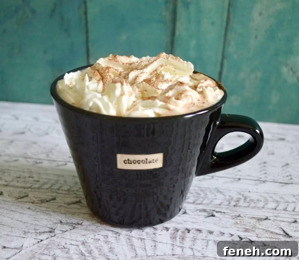 pumpkin spice hot chocolate