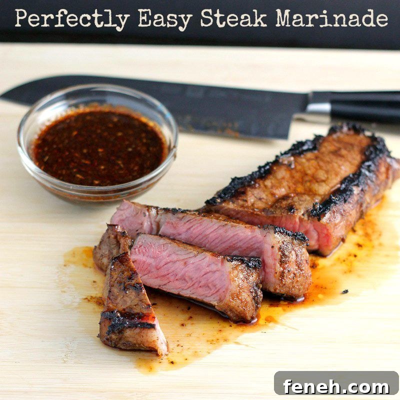 Perfectly Easy Steak Marinade - wearychef.com