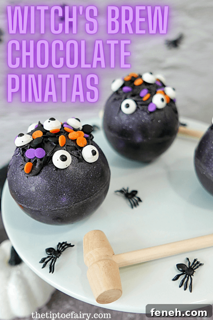 Witch's Brew Chocolate Piñatas