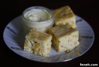 Sour Cream Cornbread with Honey Butter Spread