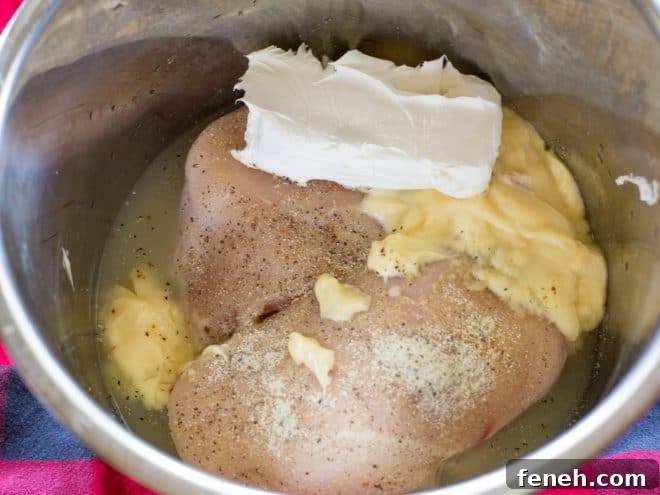 chicken with cream cheese