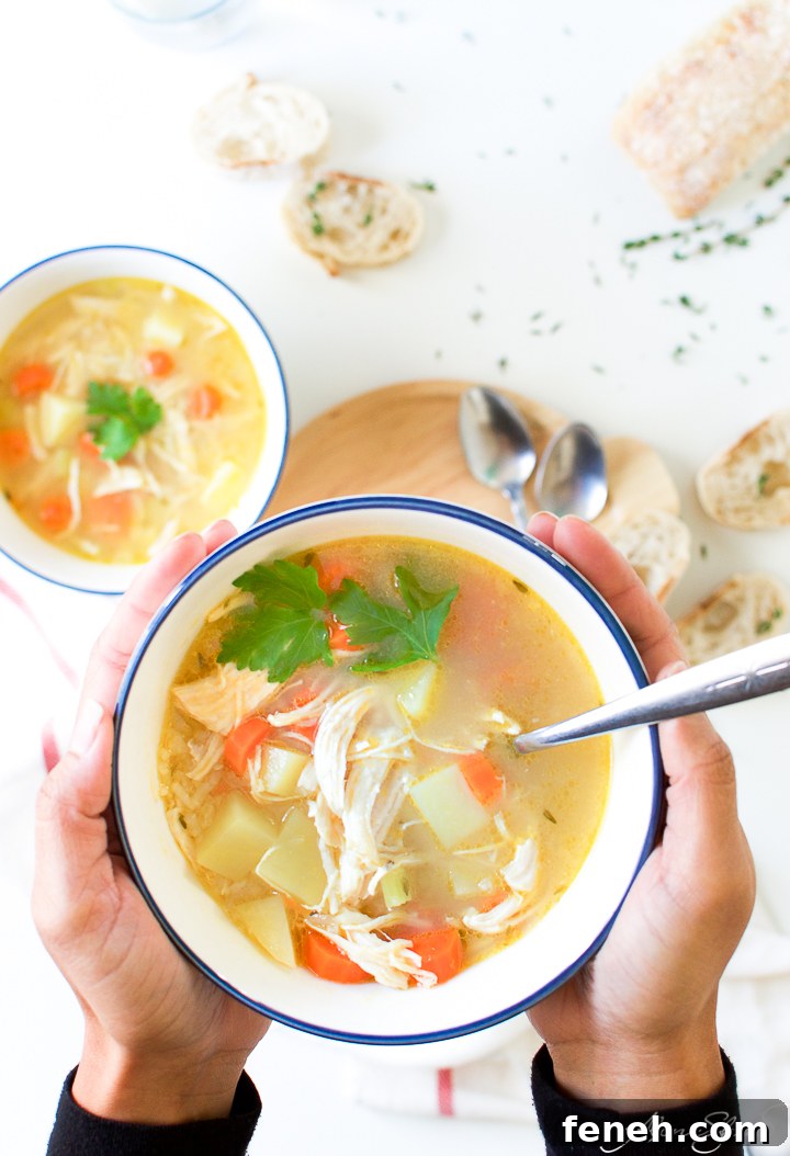 canja de galinha recipe Brazilian chicken and rice soup
