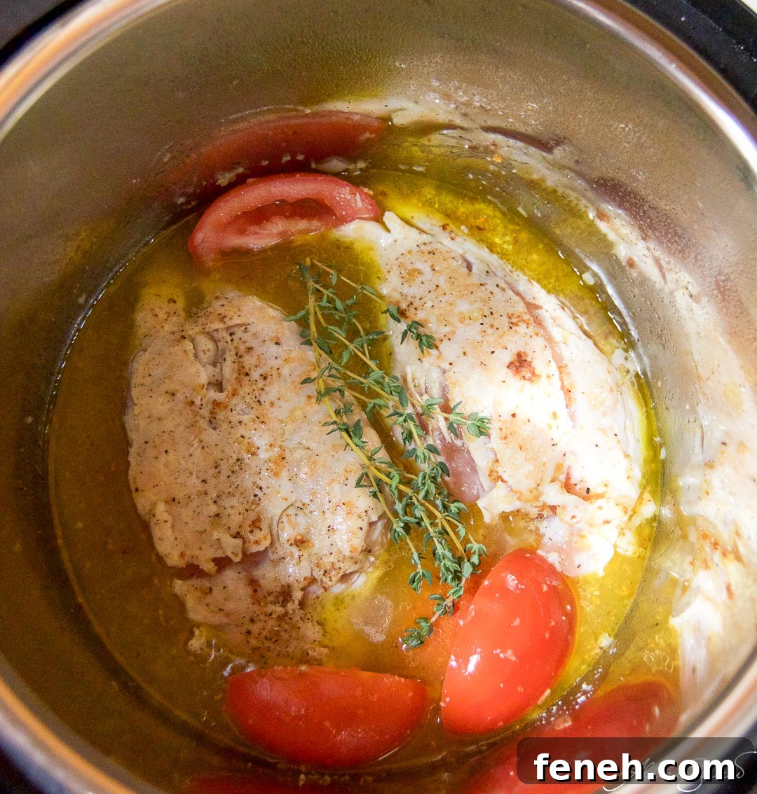 Instant pot chicken and rice soup