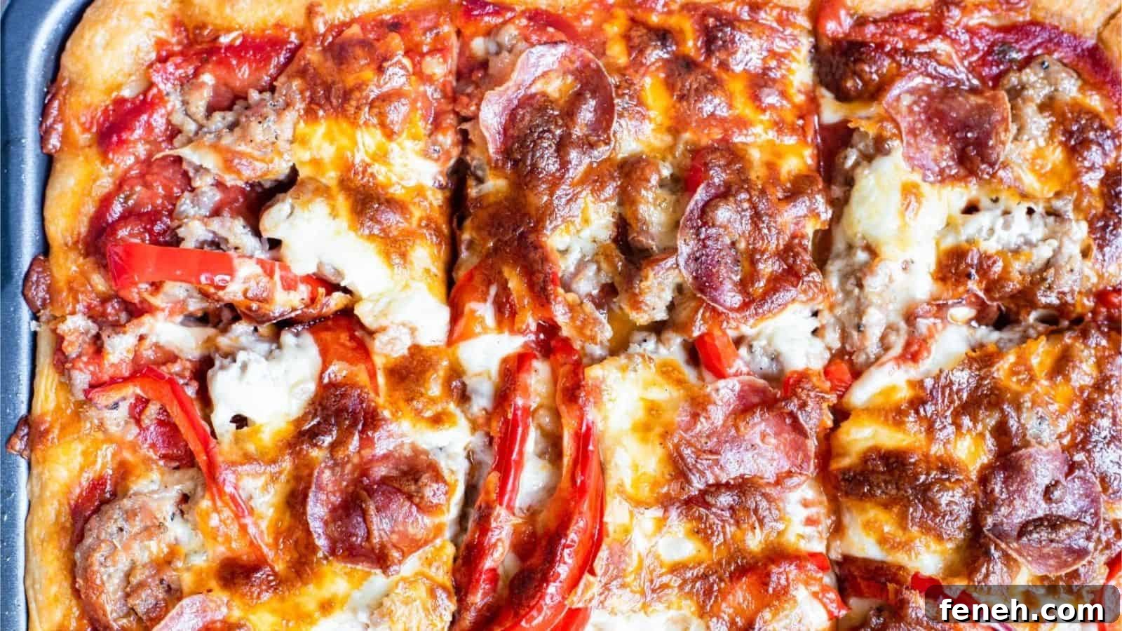 Sheet Pan Meat Lovers Pizza