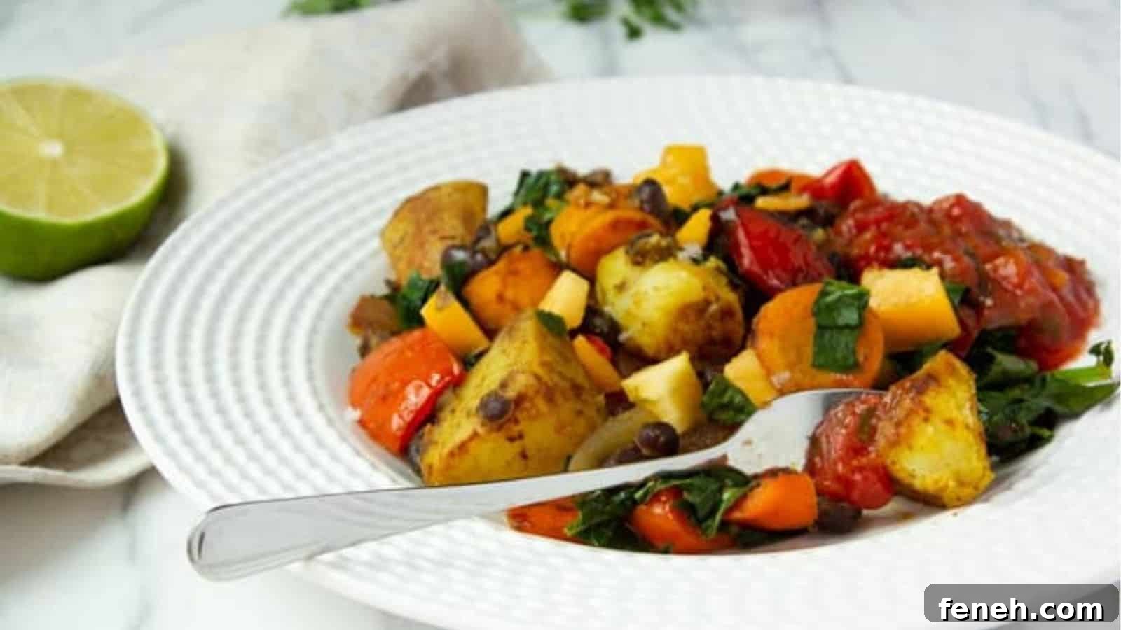 Quick Vegetable Hash Skillet Dinner
