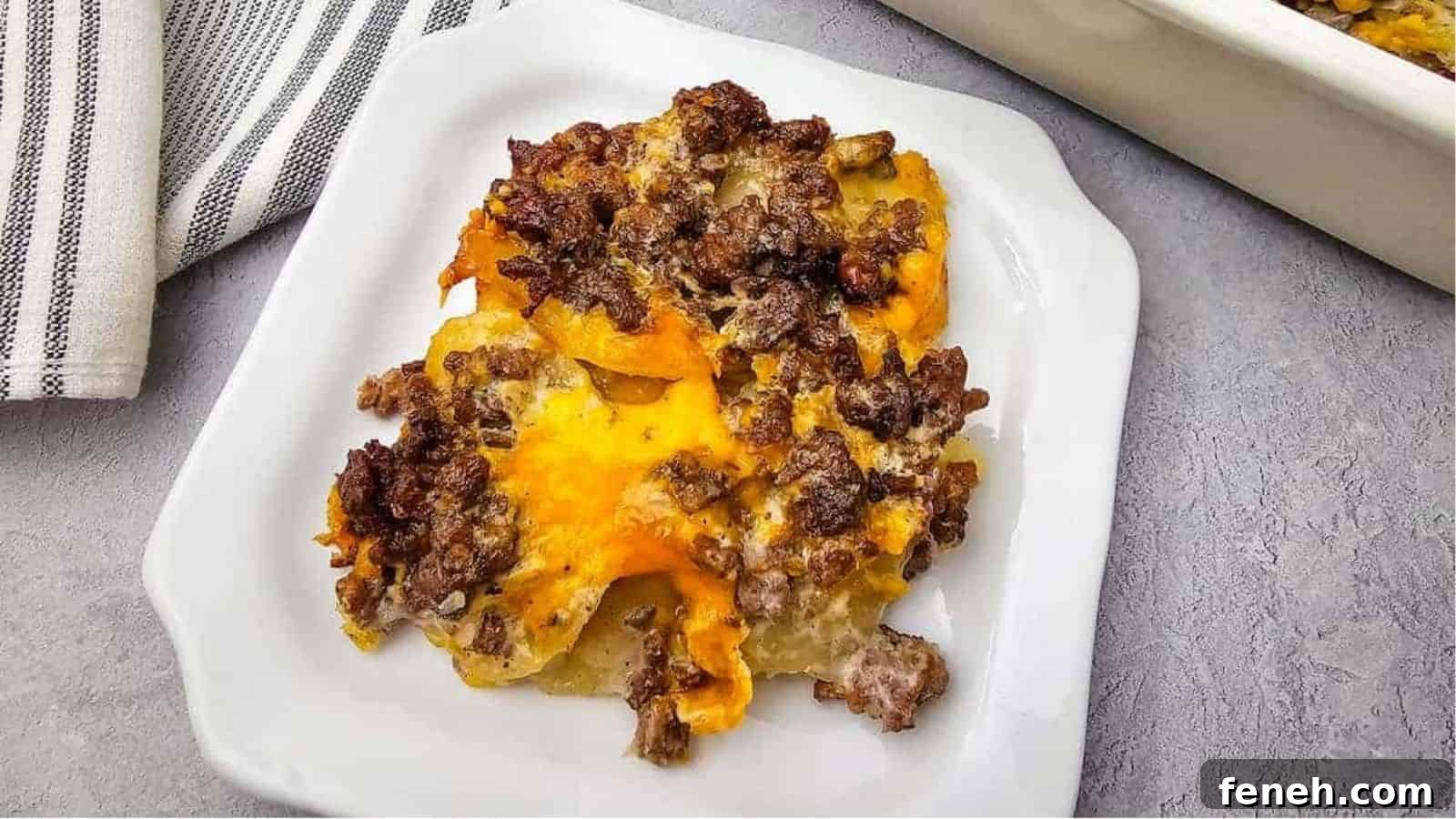 Hamburger Potato Casserole