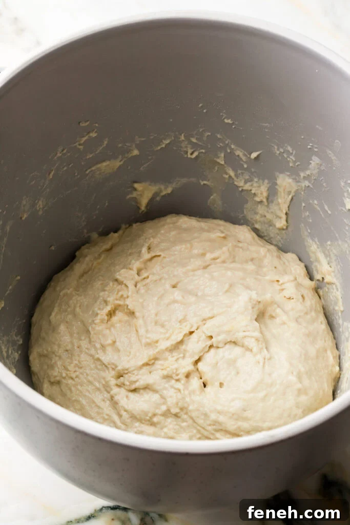 dough mixed