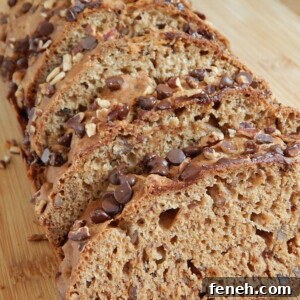 Slice of banana loaf
