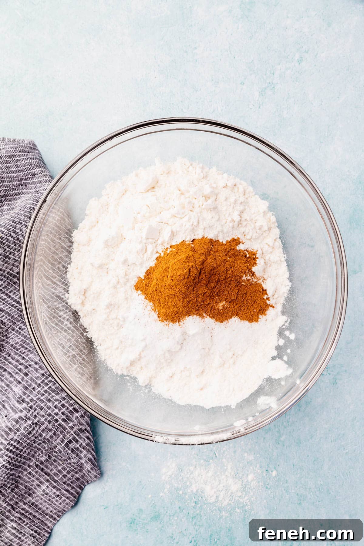Whisk together the dry ingredients.