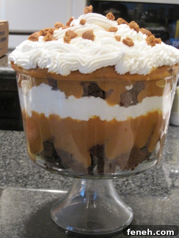 Pumpkin Gingerbread Trifle