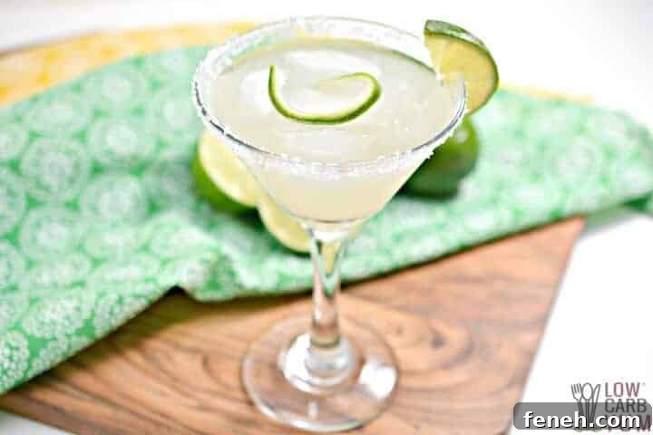 Image for Easy Homemade Keto Skinny Margarita