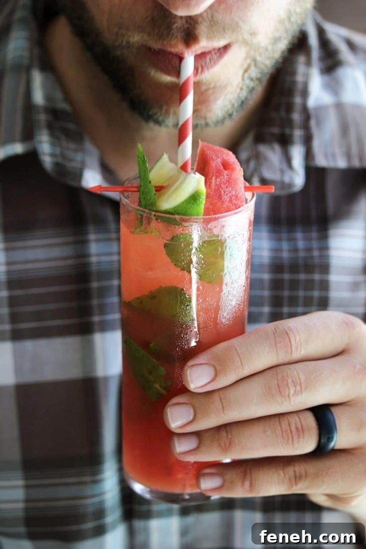 Image for Watermelon Moscow Mules Recipe