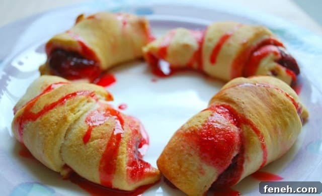 Strawberry Crescents