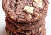 Triple Chocolate Cookies Recipe: Gooey Dark, Milk & White Choc Cookies