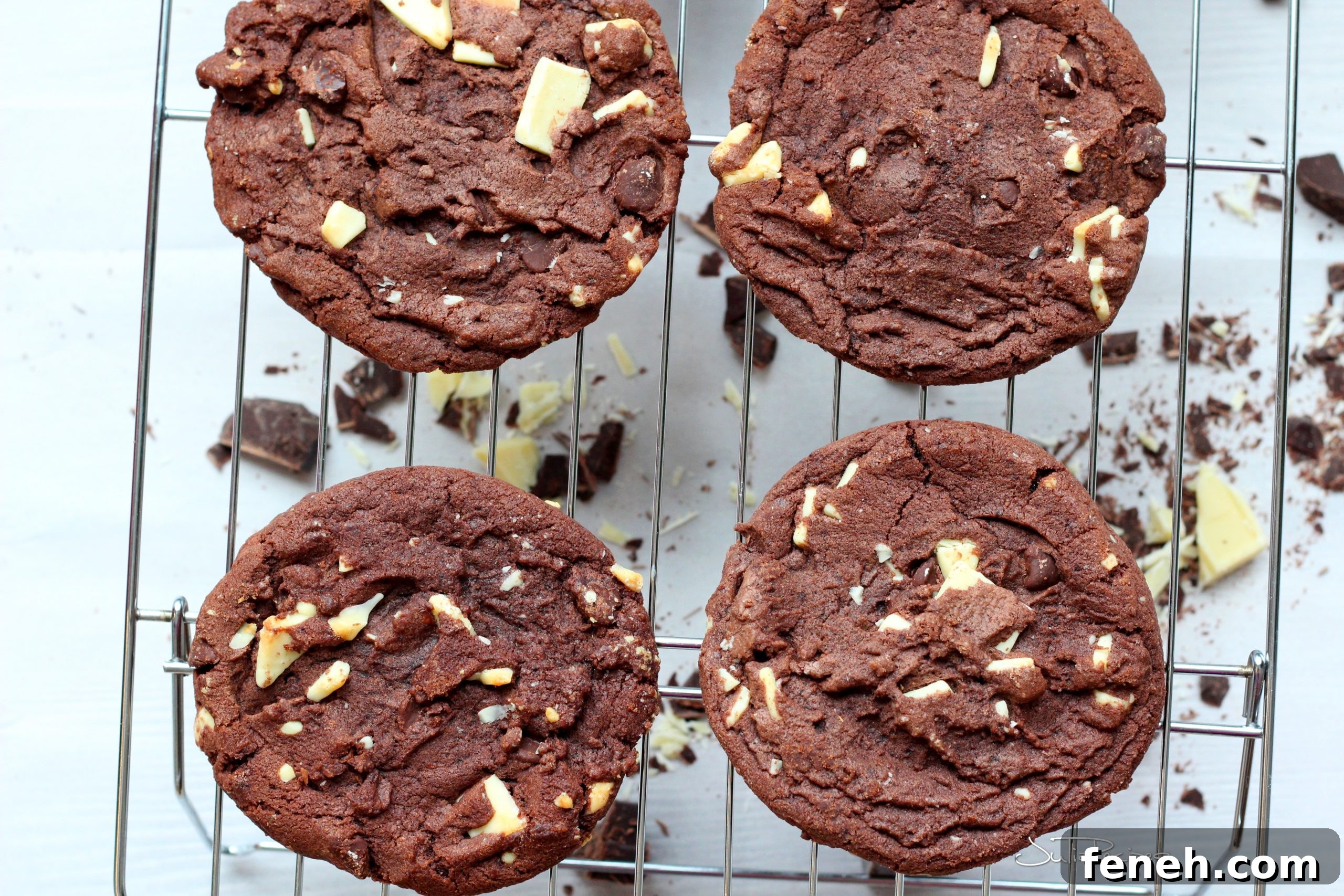 COOKIES RESTING ON TRAY