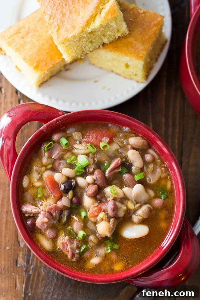 bean soup with ham