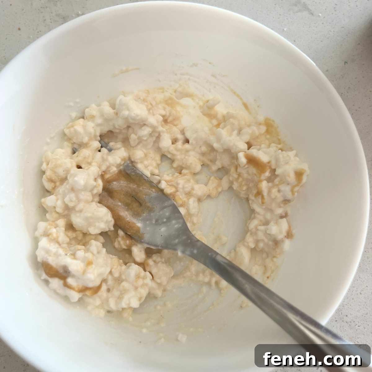 Cottage cheese mixture