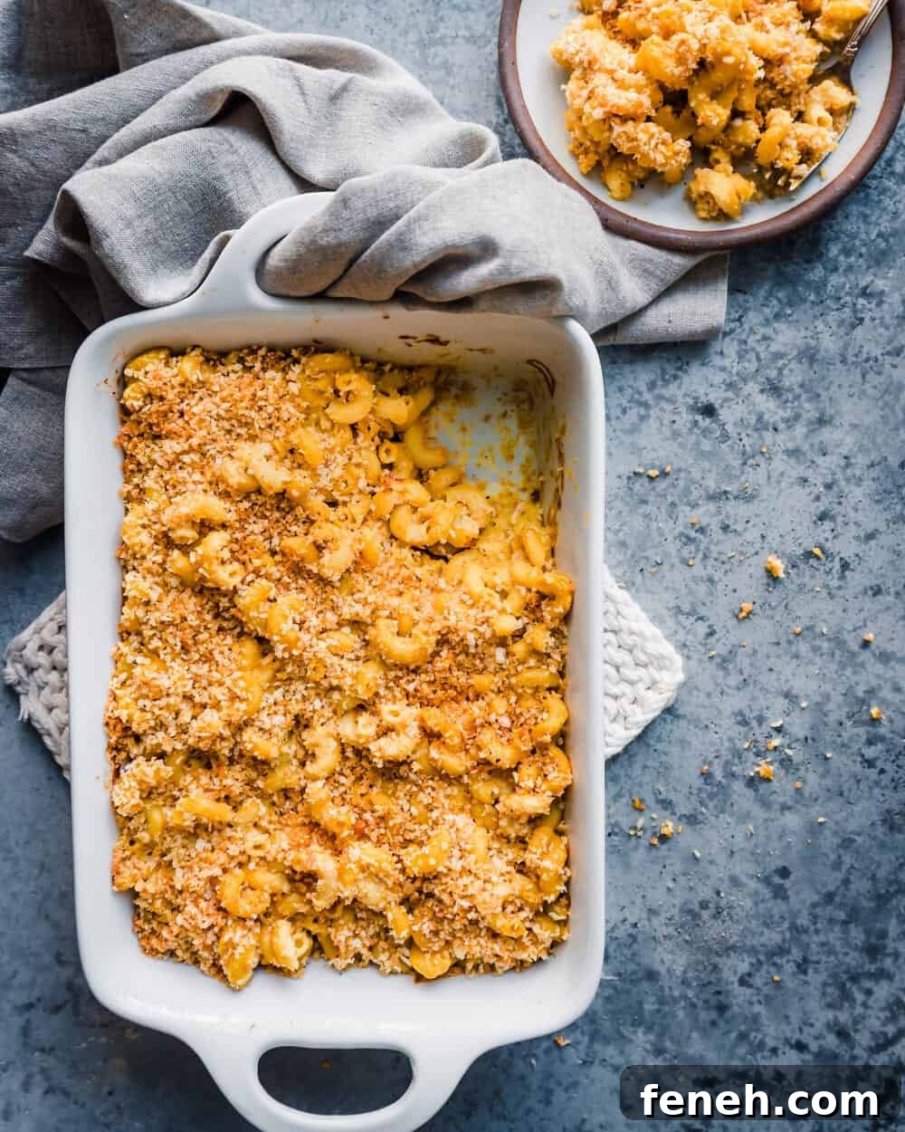 Crispy Baked Vegan Mac and Cheese