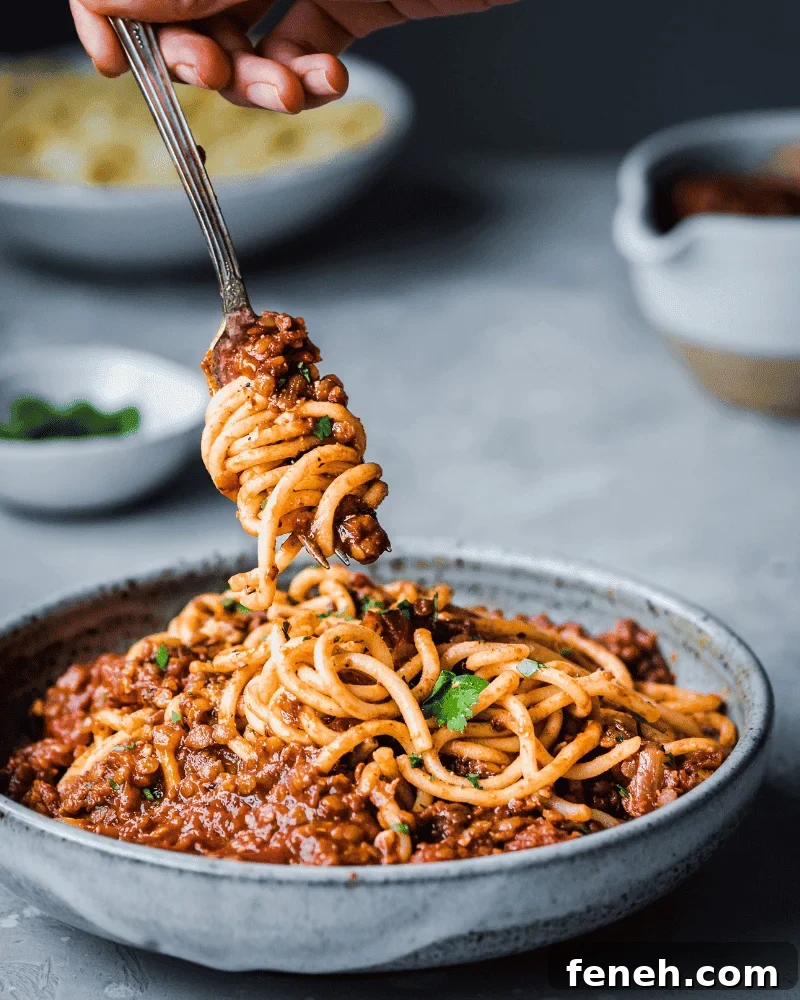 10-Ingredient Lentil Bolognese