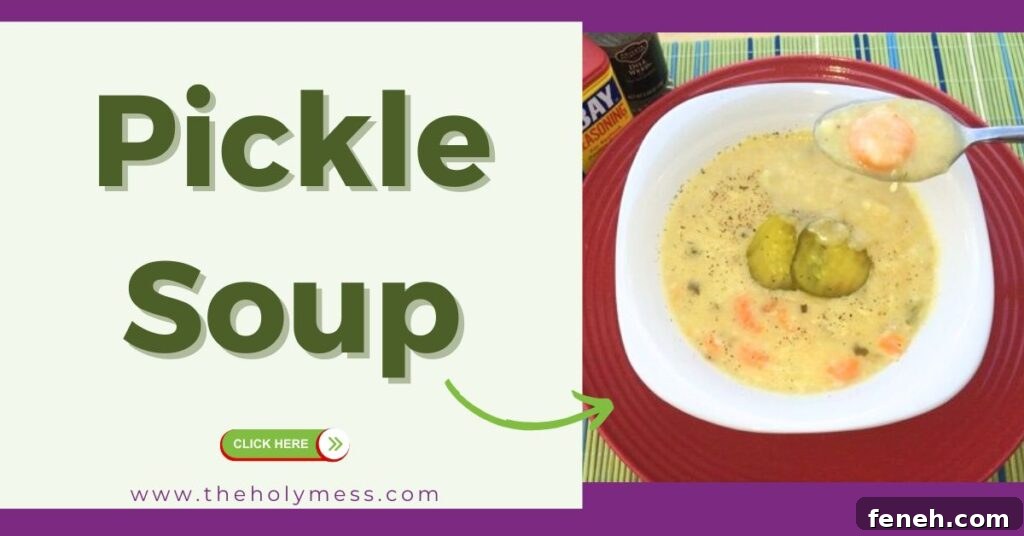 Pickle Soup for the pickle lovers