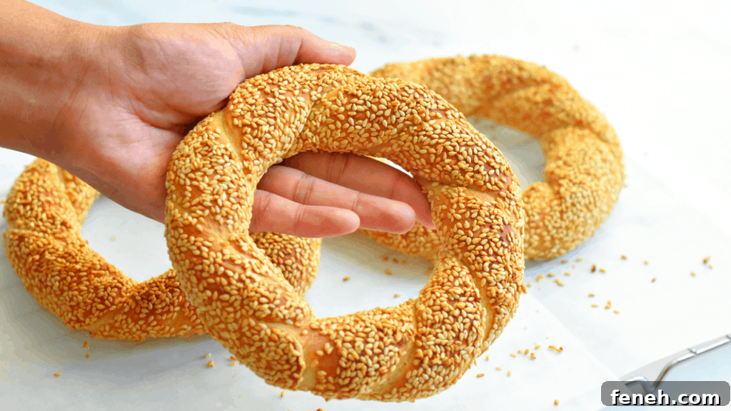 Turkish simit recipe