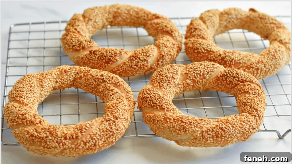 Turkish simit recipe