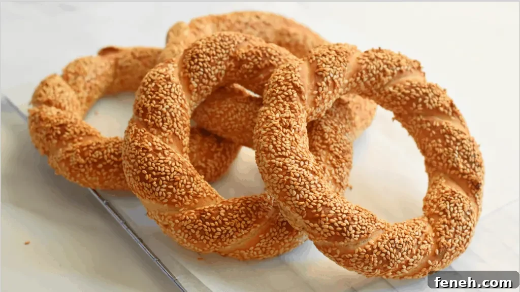 Turkish simit recipe