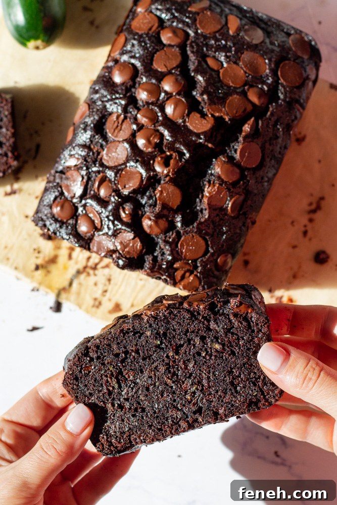 Double Chocolate Zucchini Bread