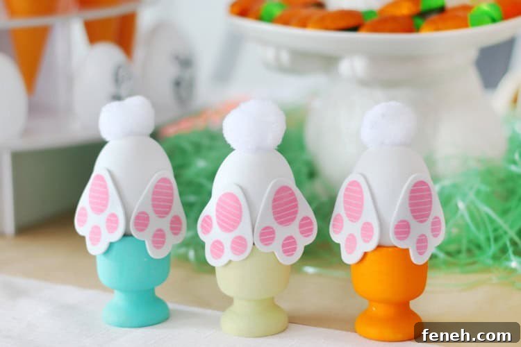 easter egg bunny cups