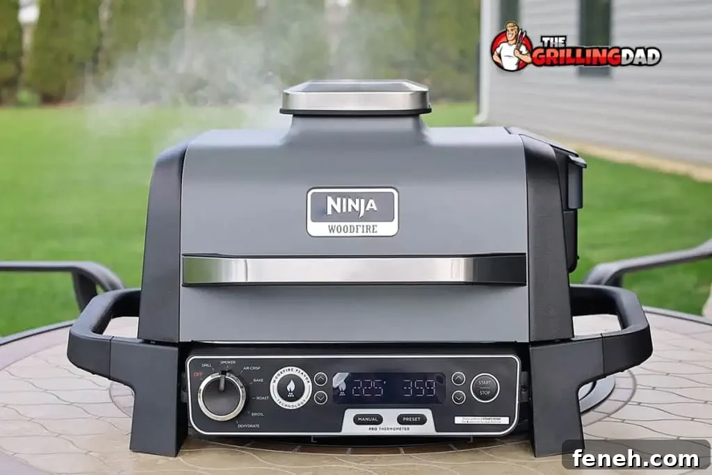 Smoke Coming Out of the Ninja Woodfire