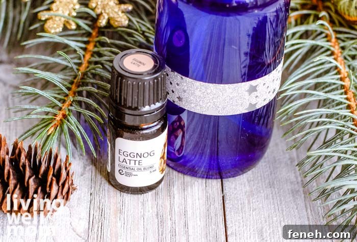 eggnog latte essential oil blend for homemade room spray