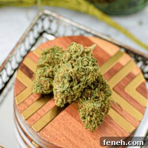 A picture of Lifter CBD hemp flower.
