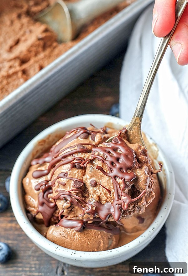 This Paleo Death By Chocolate Ice Cream is rich, creamy, and so delicious! 7 simple ingredients and a little hands on time for a treat that is so good you won't be able to tell it's healthy. Dairy free, naturally sweetened and gluten free.