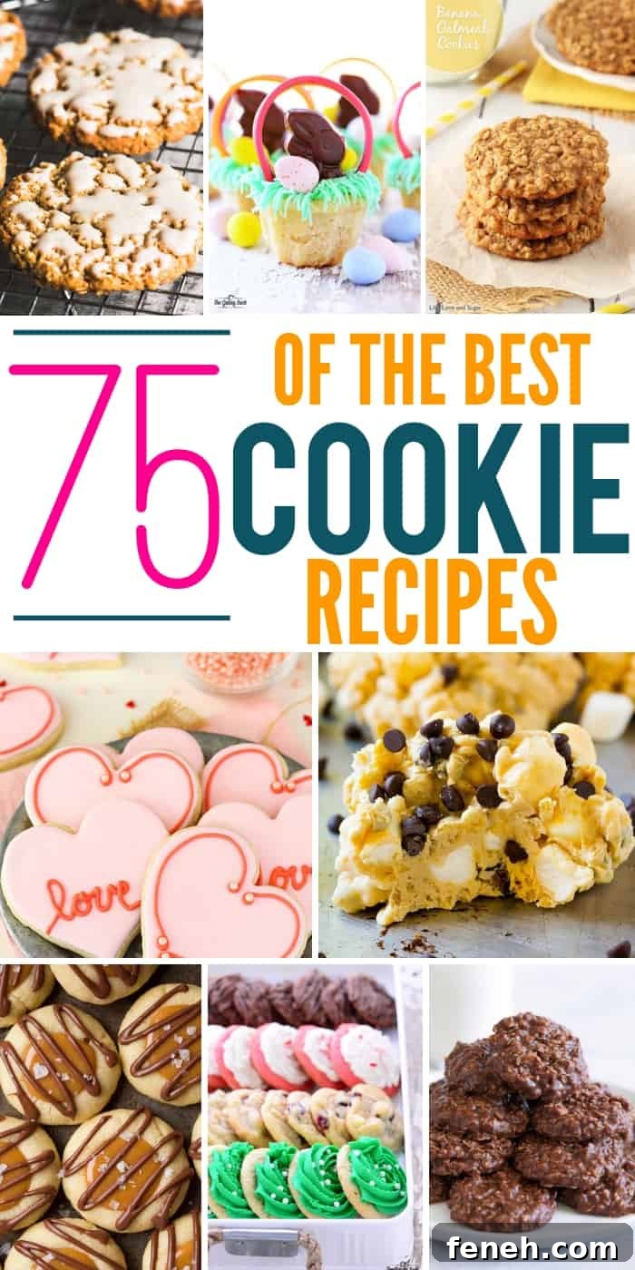 collage of cookies for a cookout roundup 