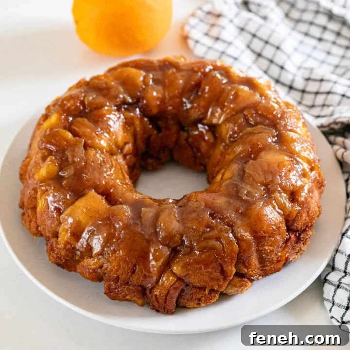 Orange Cinnamon Pull-Apart Bread