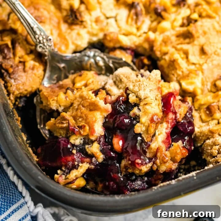 Blueberry Lemon Dump Cake