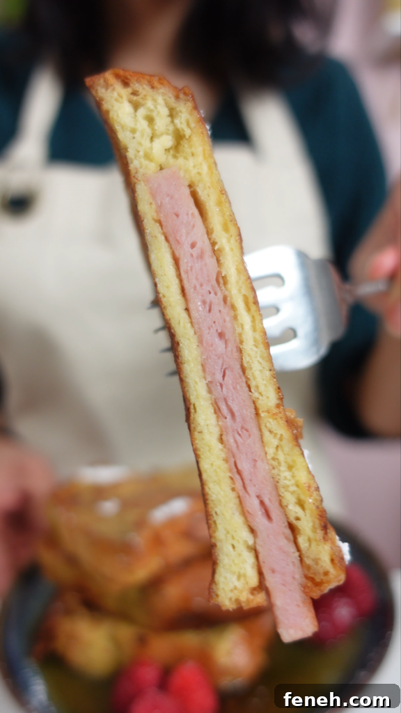 Plated SPAM French Toast